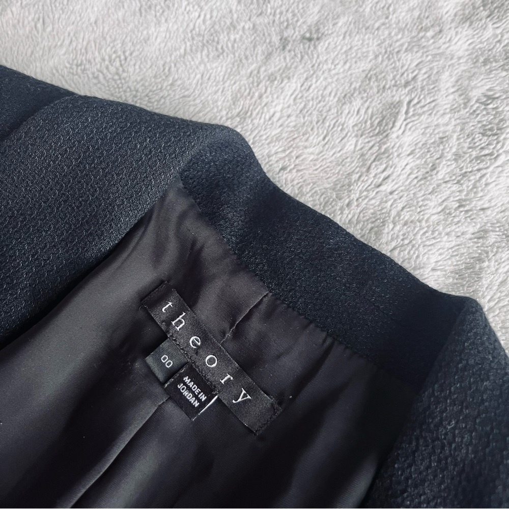 Theory Lanai Urban Blazer Open Front Suit Tailore… - image 2